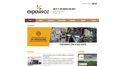 Desktop Screenshot of expoarroz.com.br